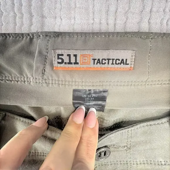 5.11 Men’s Regular Fit Stretch APEX Cargo Pant Ranger Green 34x32 - Picture 14 of 16